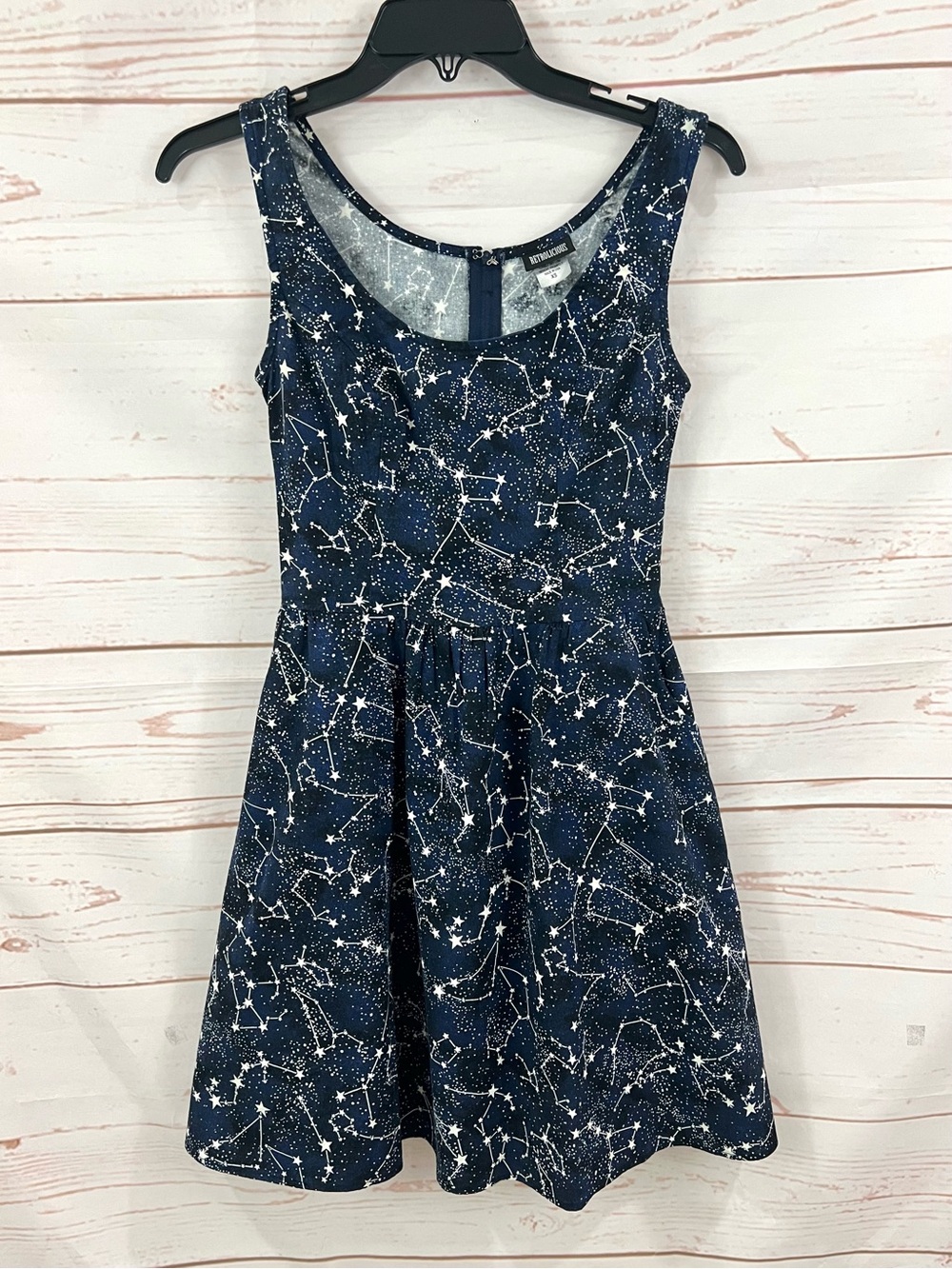 Retrolicious Modcloth Constellation Galaxy Stars Glow In The Dark Retro Dress